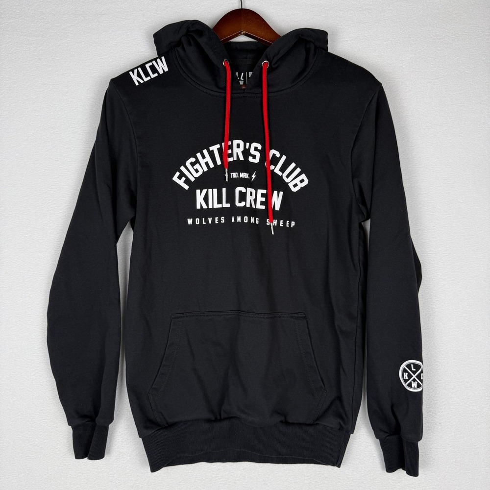 Kill Crew Fighters Club Porrada Series Vol 1 Hoodie Black Mens Small KLCW MMA